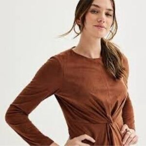 🌸🌺🎉NWT NICOLE MILLER 🤎 BROWN DRESS